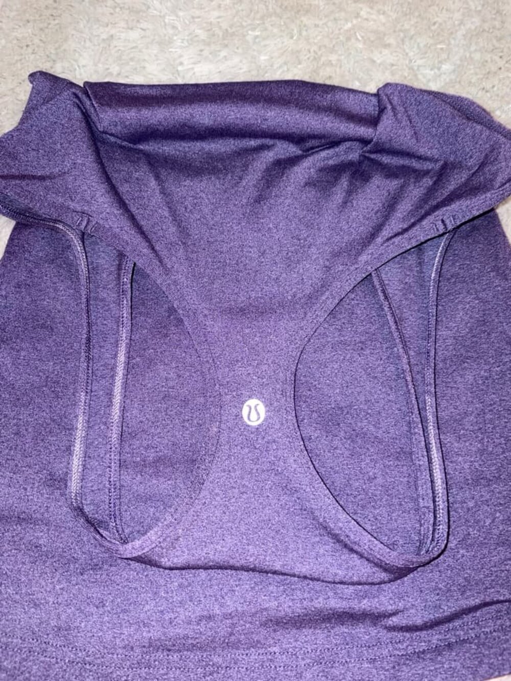 Dark Purple Racerback Tank Top Small